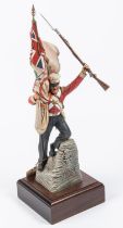 A good Charles Stadden figure of a 31st Regt sergeant with the Colours at the battle of Sobraon,
