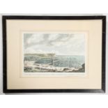 A set of 3 coloured prints: The Battle of Trafalgar 1805, The Battle of the Nile 1798 and The Battle
