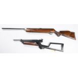 A .22" Crosman American Classic Model P1322 pump up air pistol/carbine, number 518805240, with model