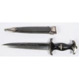 A good copy of a Third Reich 1933 pattern SS dagger, with maker's mark of Jacobs & Co, Solingen-
