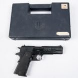A .177" Colt Government 1911 CO2 repeater air pistol, number F52917126. GC (no magazine, not known