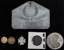 Arthur, Duke of Wellington WM commemorative medallion by Allen & Moore, Birmingham, obverse proud
