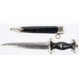 A good copy of a Third Reich 1933 pattern SS dagger, with makers mark of Josef Wolf, Muncheon Au, in