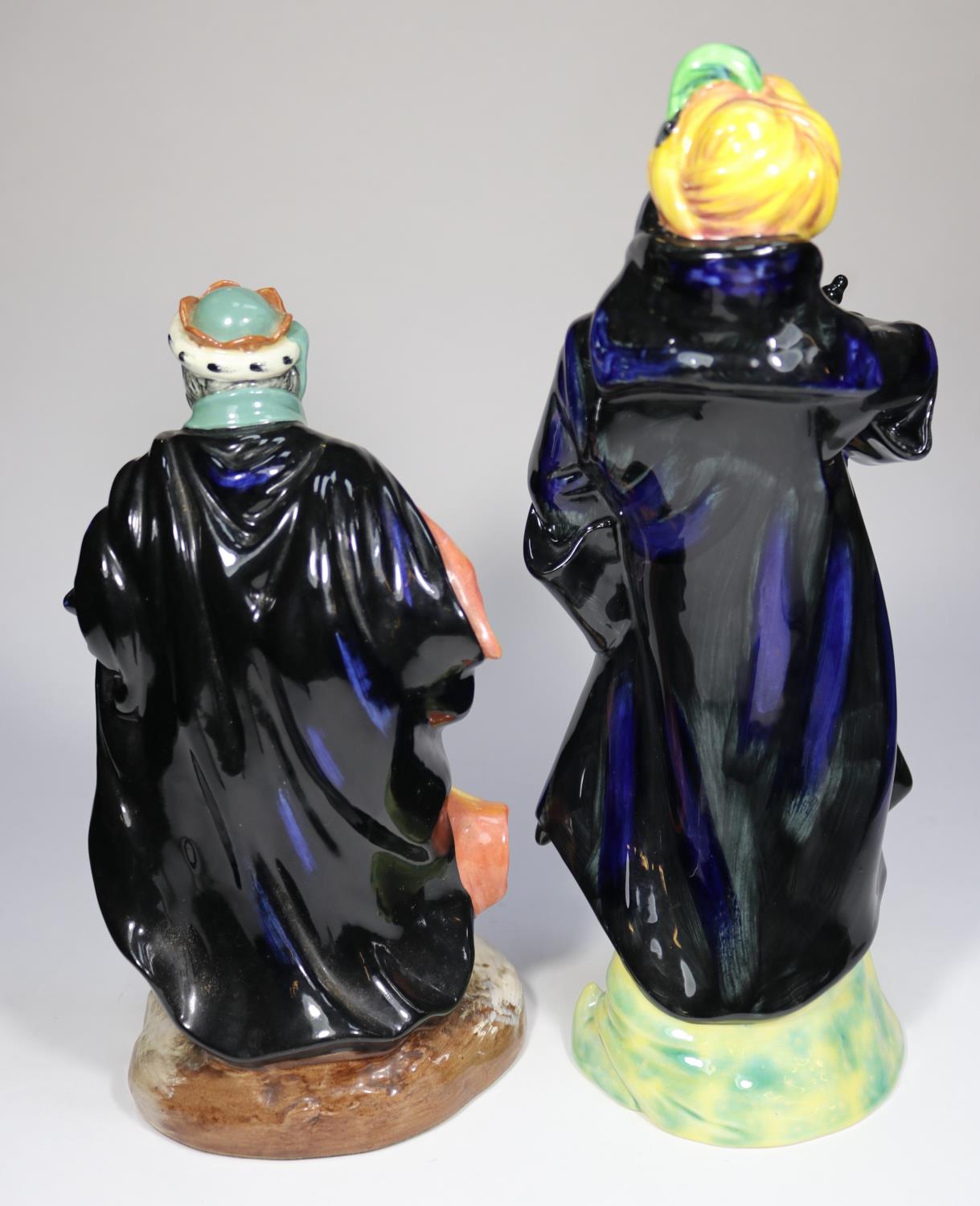 4x Royal Doulton figurines. Falstaff (HN2054). Bluebeard (HN2105). Robin Hood (HN2773). Good King - Image 6 of 8