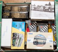 14 Corgi Classic Code 3 etc Buses and Coaches. 5x Toy Techniques- Burlingham Seagull, Mulleys