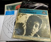 50 LP records, mainly 1970s-1980s rock and pop, including; Alexis Korner's Blues Incorporated (on