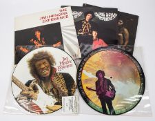 4x Jimi Hendrix LP record albums. Electric Ladyland, Polydor 2657-012. Are You Experienced,