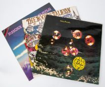 3x Deep Purple LP record albums. Who Do We Think We Are, Purple TPSA7508 1U, in gatefold with