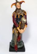A Royal Doulton 'The Jester' figurine (HN2016). Designed by C.J. Noke. 255mm high. VGC-Mint. £100-