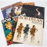 5x Bob Dylan LP record albums. The Historic Basement Tapes. Oh Mercy. Down in the Groove. Knocked