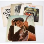 4x Bob Dylan LP record albums. John Wesley Harding, CBS BPG63252. Bringing It All Back Home, CBS