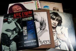 80+ LP records, mainly 1970s-1980s rock and pop, including; Aztec Camera; Backwards and Forwards