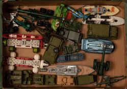 60+ diecast vehicles by Dinky Toys, Corgi Toys, Matchbox, Britains, etc. Dinky including; Eagle