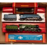 A quantity of Hornby 'OO' gauge Railway. LNER class A4 4-6-2 Tender Loco 'Sir Nigel Gresley' RN