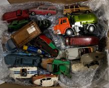 A quantity of Dinky Toys, many for restoration. Including Foden DG Wagon, Double Deck Bus,