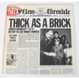 Jethro Tull, Thick As A Brick LP record album. 1972, Chrysalis CHR1003. GC. £30-50