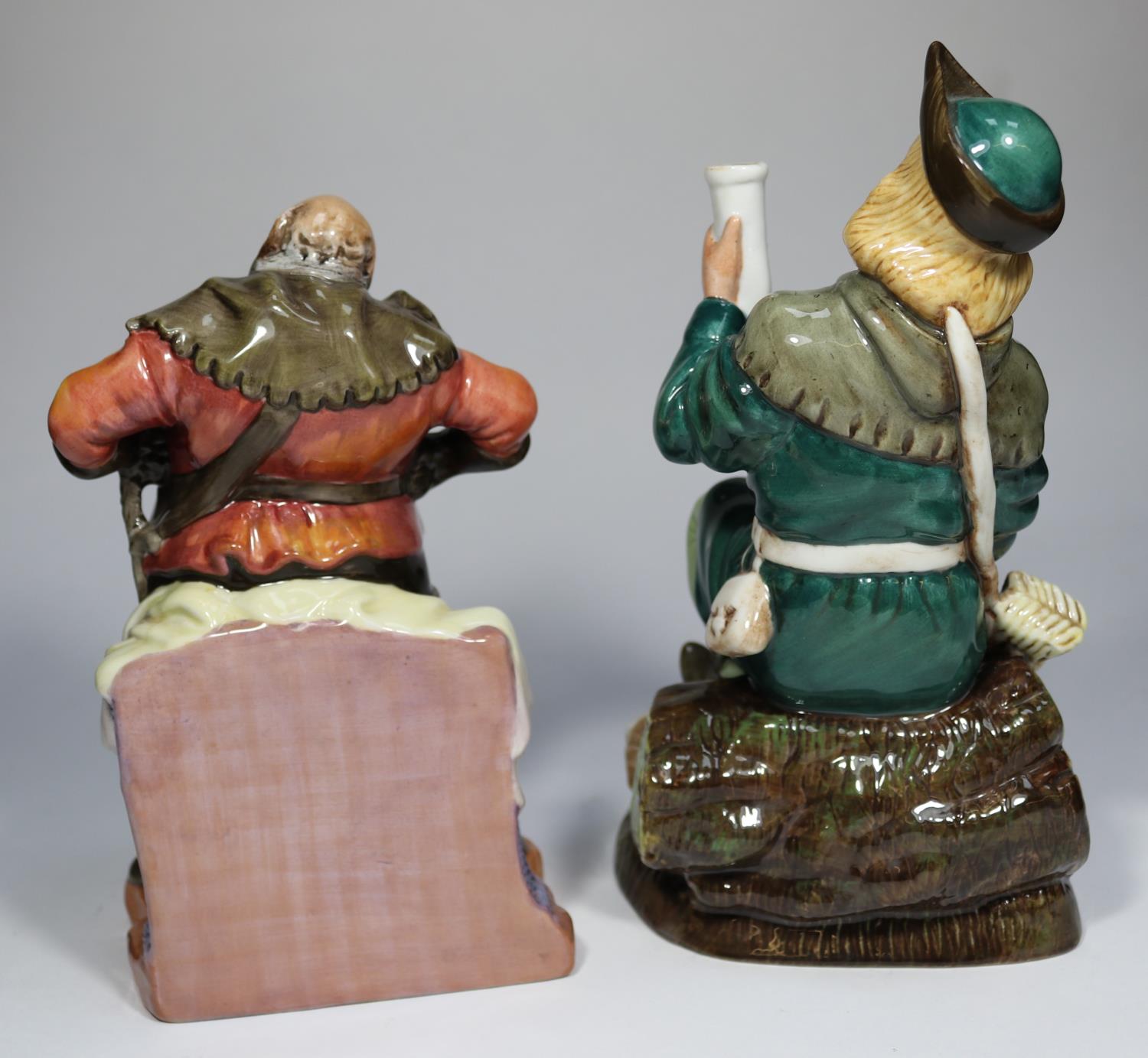 4x Royal Doulton figurines. Falstaff (HN2054). Bluebeard (HN2105). Robin Hood (HN2773). Good King - Image 2 of 8