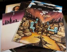 70+ LP records, mainly 1970s-1980s rock and pop, including; Crack The Sky; Raw and Animal Notes.