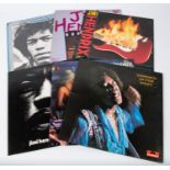 6x Jimi Hendrix LP record albums. Hendrix in the West. Johnny B. Goode. War Heroes. Jimi Plays