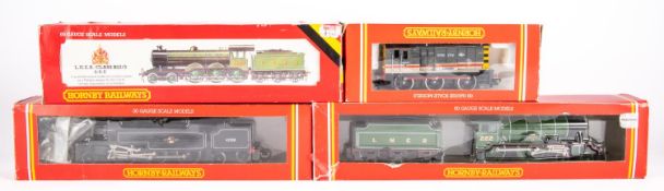 4x Hornby Railways OO gauge locomotives. An LNER Class B12/3 4-6-0, 8509, in lined green (R866). A