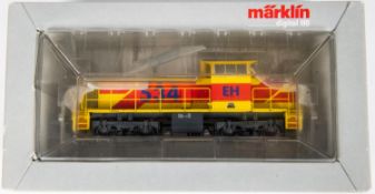 A Marklin 'HO' gauge Eisenbahn und Hafen (EH) Bo-Bo Diesel Locomotive (37640). RN 534. In yellow &