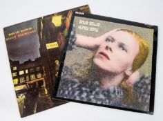 2x David Bowie LP record albums. Ziggy Stardust and the Spiders from Mars, 1972 RCA/Victor SF8287.