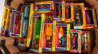 12x Matchbox Super Kings, Speed Kings, etc. Including; Dodge Tractor with Twin Tippers (K16),