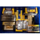 15 Vehicles and Maintenance Equipment by First Gear, NZG and M-Bco etc. Various scales. First