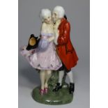 A Royal Doulton The Perfect Pair figurine group (HN581). 175mm high. VGC-Mint. £60-80