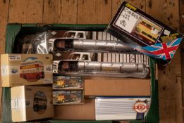 A quantity of Various Makes. 2x 1:43 scale Renault Articulated Tankers, Transports L. Giraud. In