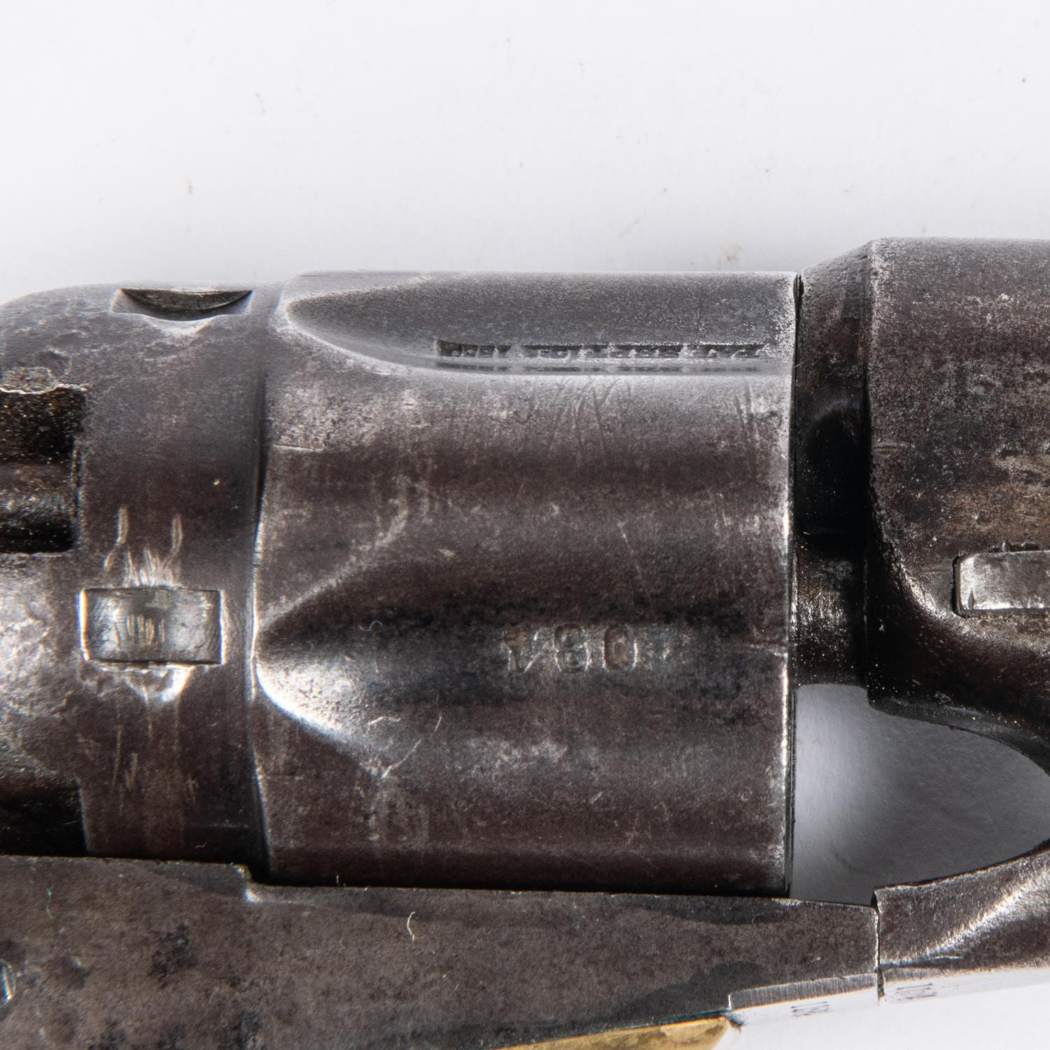 A 5 shot .36" Colt Model 1862 Police percussion revolver, barrel 6½", number 11584 (1862) on all - Image 3 of 3