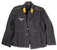 A Third Reich Luftwaffe flieger blouse, complete with buttons and insignia. GC £200-250
