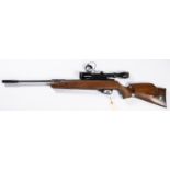 A .22" Weihrauch HW 90K Theoben break action air rifle, number 1265280, not fitted with sights but
