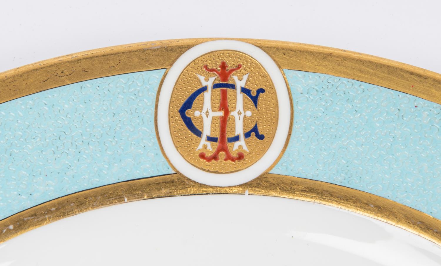 A Victorian mess plate of the 94th Regiment, marked "Cullum and Sharpus Cockspur St", one of the - Image 5 of 6