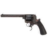 A 5 shot 54 bore Tranter double trigger percussion revolver, 11½" overall, barrel 6½", the top strap