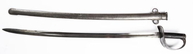 An 1885 pattern cavalry trooper's sword, the blade by Weyersberg, Kirschbaum & Cie, Solingen,