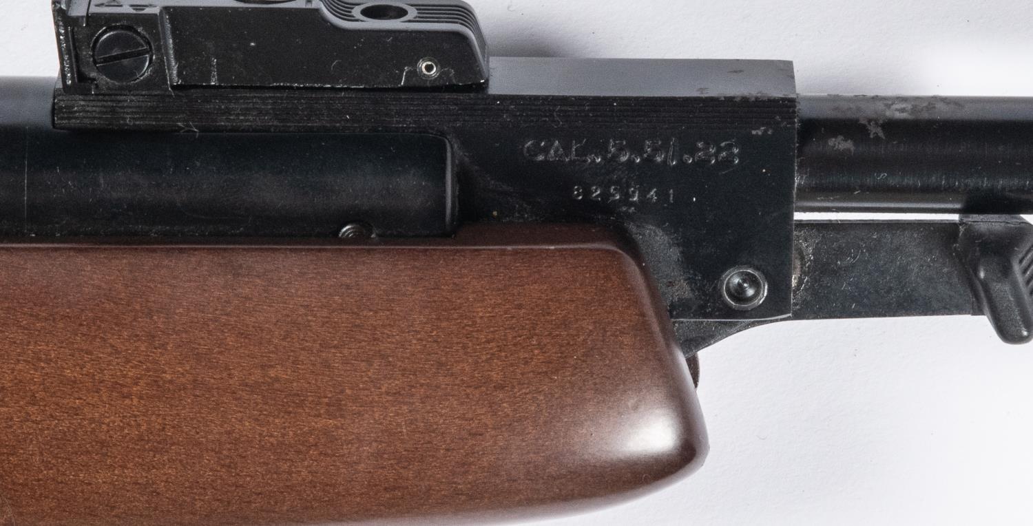 A .22" Webley Omega break action air rifle, number 825941, with adjustable rearsight, sound - Image 4 of 4
