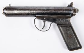 A .177" Accles & Shelvoke 2nd type "Warrior" air pistol, number 5017, marked on left side "The
