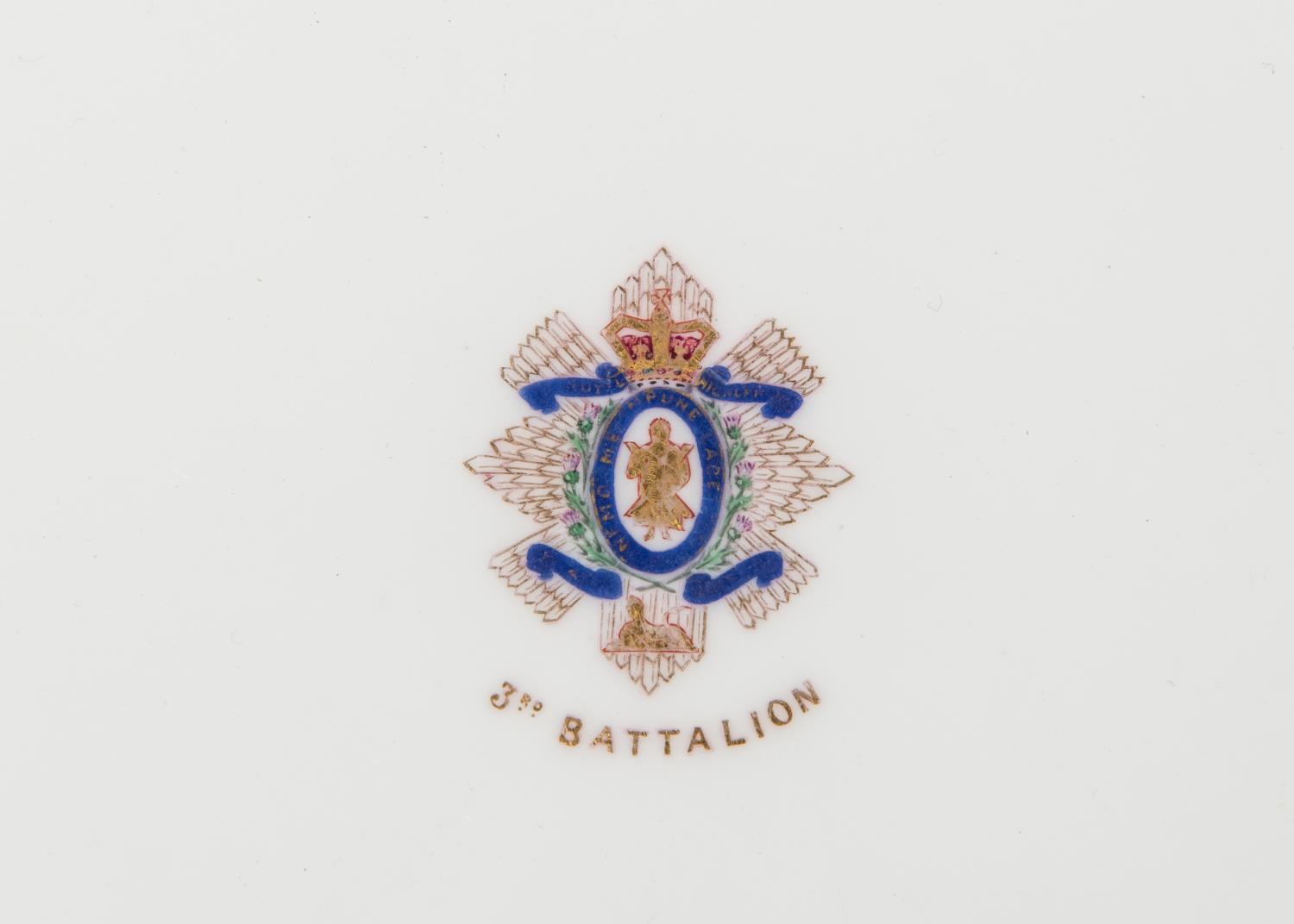 A Victorian mess plate of the 94th Regiment, marked "Cullum and Sharpus Cockspur St", one of the - Image 2 of 6