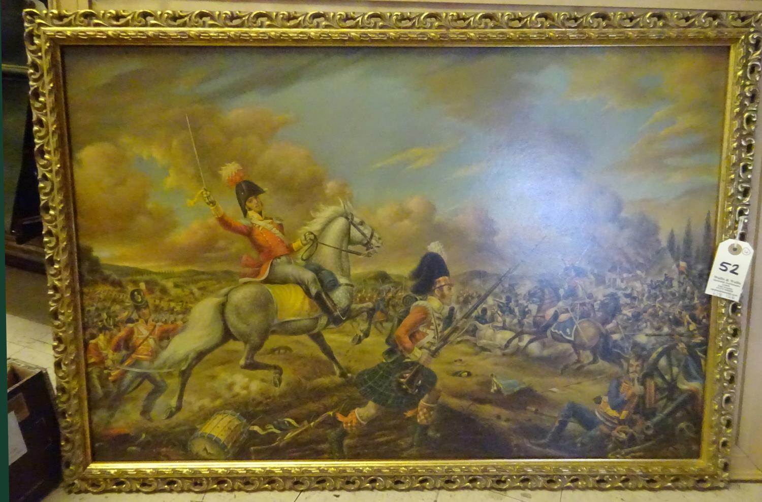 A coloured print "Rorke's Drift" by De Neuville, 36" x 26"; another "Isandlwana" by Fripp, both - Image 3 of 5