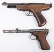 A pre war .177" Em-Ge "Zenit" top lever air pistol, the cocking lever marked "Patent" and "