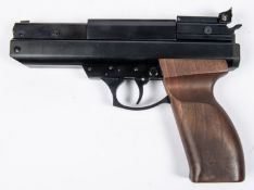 A .22" BSA 240 Magnum air pistol, number AN05361, with top lever cocking, adjustable rearsight,