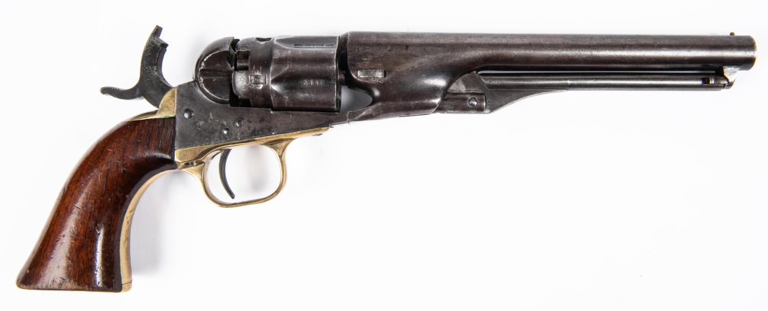 A 5 shot .36" Colt Model 1862 Police percussion revolver, barrel 6½", number 11584 (1862) on all - Image 2 of 3