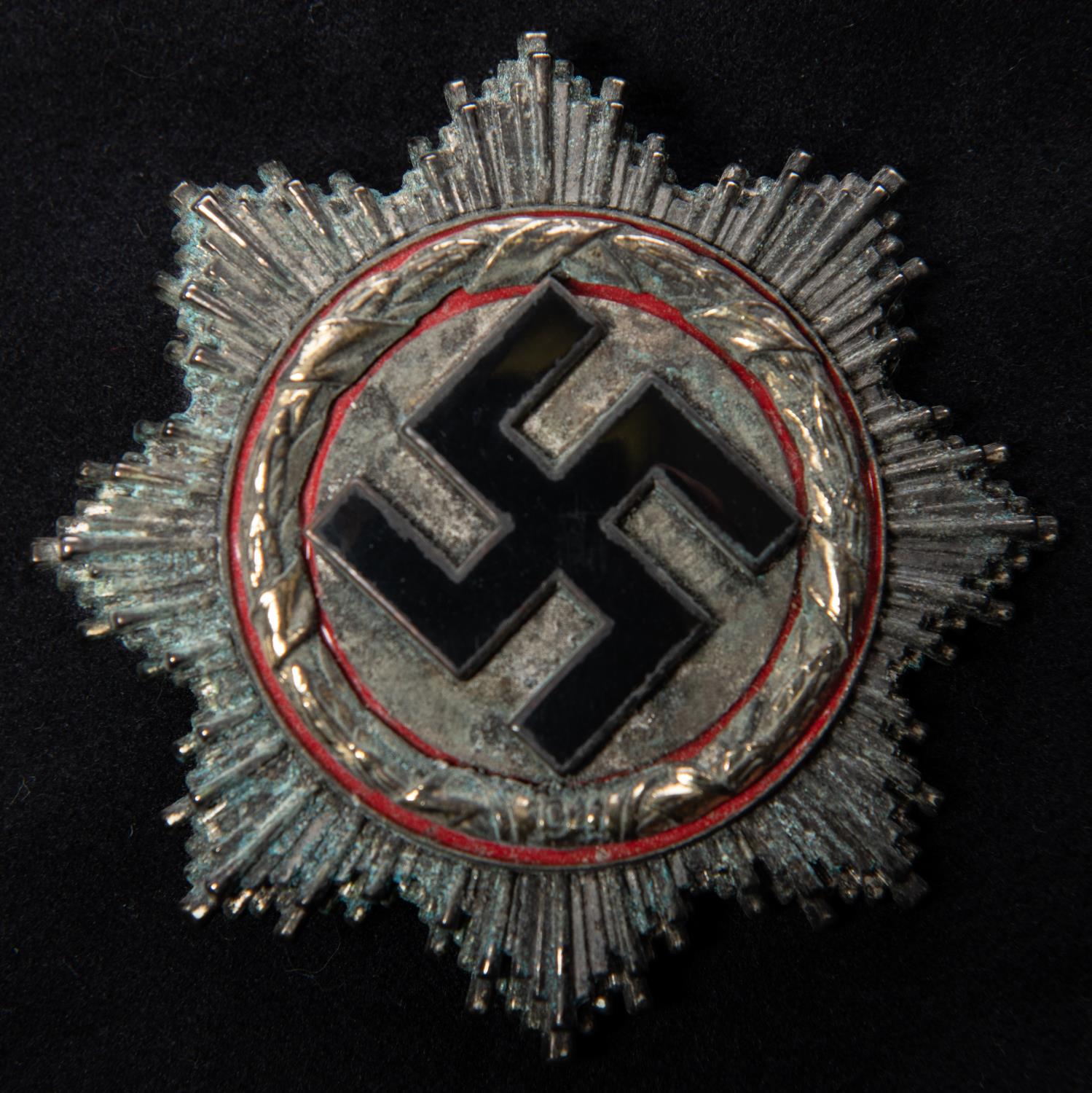 A Third Reich German Cross, engraved on reverse with "OGRF U Gen D WAFF SS U Pol. Erich Von Dem Bach