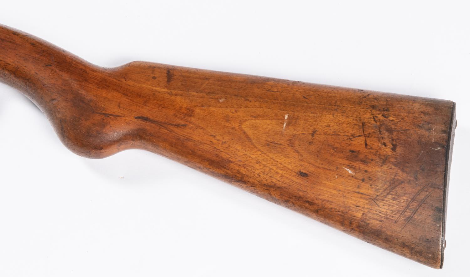 A pre war German .177" Diana Model 27 break action air rifle, 42¼" overall, barrel 18½", with date - Image 2 of 2