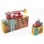 2 Corgi Toys. A Major Toys Bedford Simon Snorkel Fire Engine (1127). In bright red and silver,