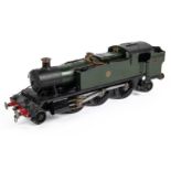 An O gauge scratch/kit-built brass and white metal GWR Prairie Tank Class 61xx 2-6-2T locomotive,