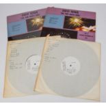 3x David Bowie LP record albums. An RCA white label test pressing of the live double album; Stage.