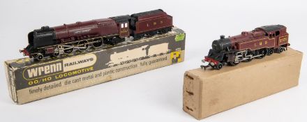 2 Wrenn LMS Locomotives. A Coronation Class 4-6-2 tender locomotive. City of Liverpool, RN6247, (