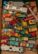50+ diecast vehicles by Dinky Toys, Corgi Toys, Corgi Classics, etc. 30+ Dinky Toys and Corgi Toys